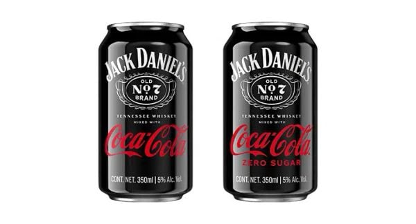 可口可乐,零糖,布朗福尔曼,杰克丹尼尔斯