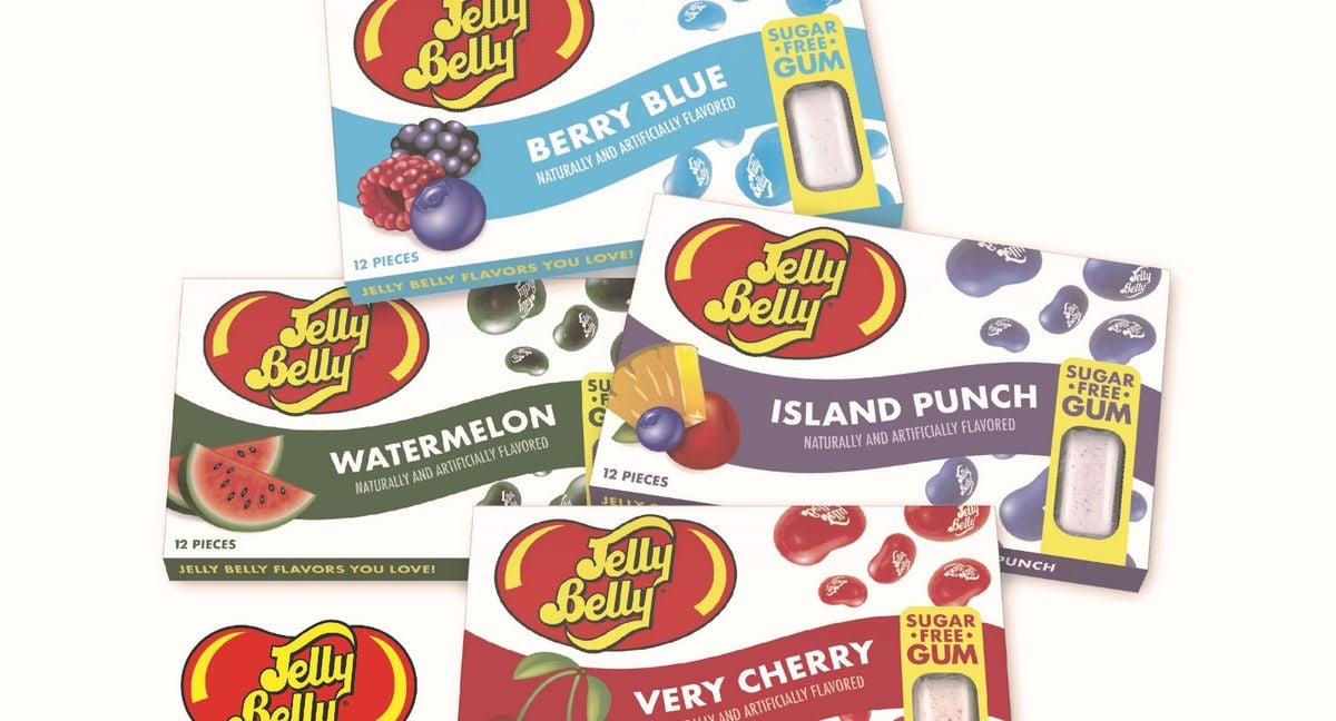 果冻肚在2021年9月推出无糖口香糖，以纪念全国口香糖日。