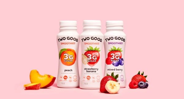 达能，两个好，冰沙，酸奶