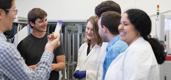 乔希·蒂特里克在汉普顿溪实验室报道