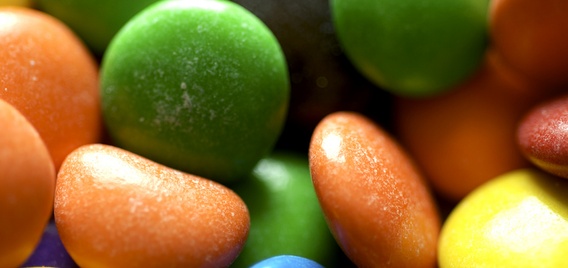 五颜六色的糖果