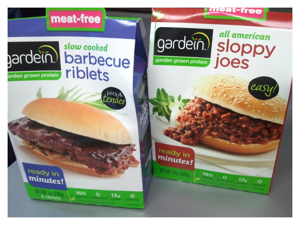 冷冻食品，鸟眼和花园素食餐