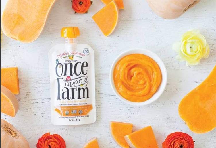 农场上的婴儿食品