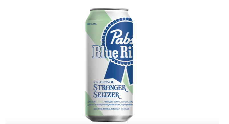Pabst Blue Ribbon强大Seltzer