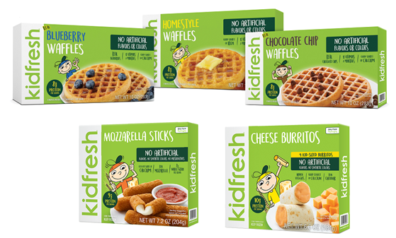 新的Kidfresh产品