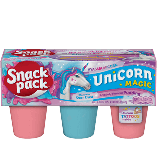 Unicorn Magic pudding